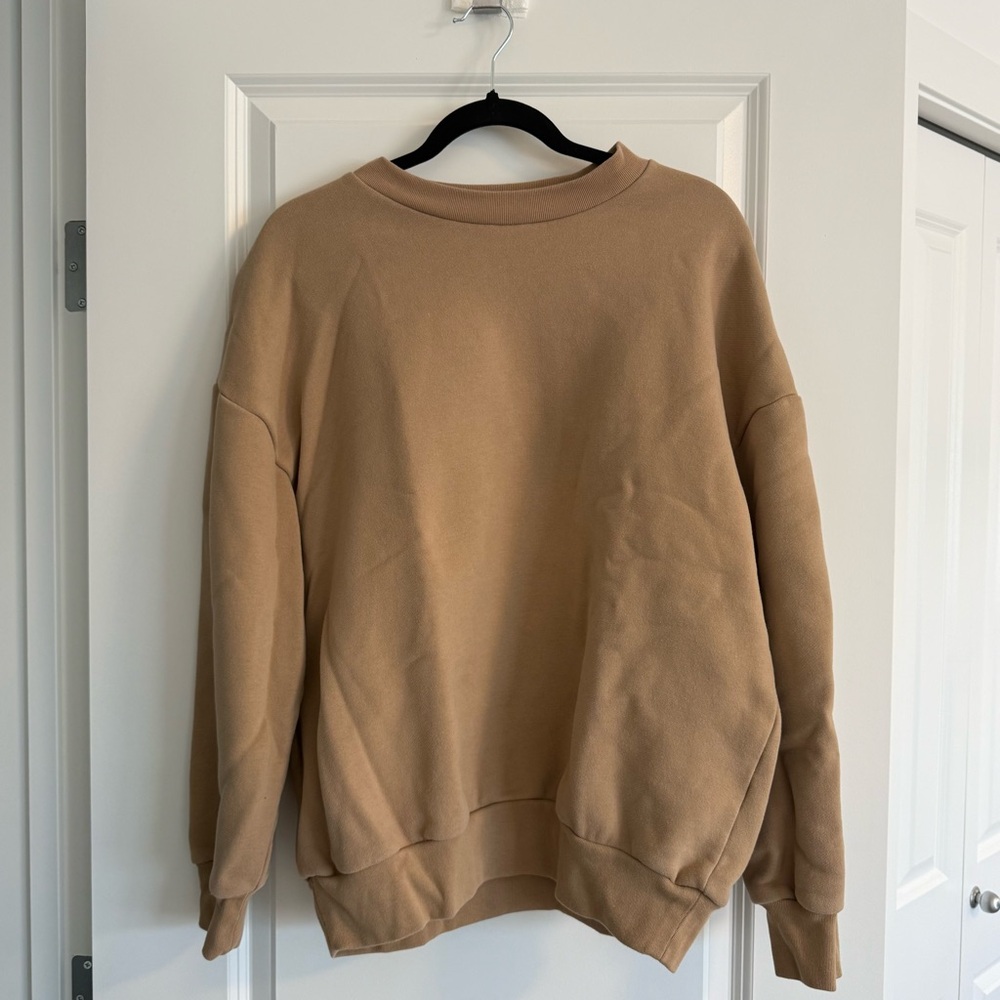 OAK + FORT Tan Sweatshirt